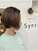 グラデーションボブ