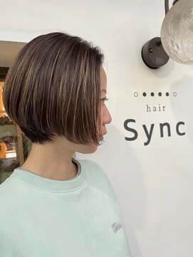 シンク(Sync) グラデーションボブ