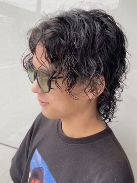 アメラボ 植田山店(Amelab) 【スパイラルカール】ウルフパーマ ウルフカール