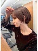 ショートカットショートヘアコンパクトショートボブ丸みショート