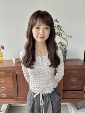ヘアー アイス 御器所本店(HAIR ICI) 夏髪☆シールエクステでつくる柔らかブラウンベージュ