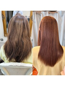 カシュカシュ(cache cache) 髪質改善　酸性ストレート　縮毛矯正用賀