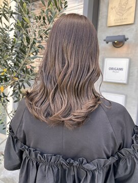 オリガミ トイロ(ORIGAMI TOIRO) ミルクティーベージュ×ミディアム