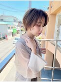 横から見ても綺麗な丸みショート 奈良20代30代40代50代