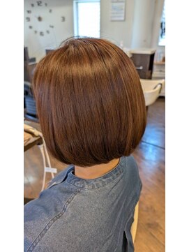 ツヤイロ 島田店 メルティ―カラーフェミニンロング似合わせカットマッシュボブ