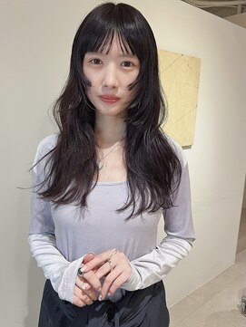 ユー セント(yew scent) ロング×顔まわりレイヤー