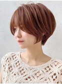 Say.ショートボブレイヤーショートヘーゼルグレージュショート