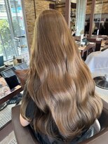 ファブ 千葉店(FaB)&nbsp;【ブリーチなしダブルカラー×ミルクティーベージュ】
