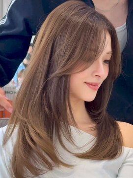 アフロートリノ(AFLOAT Leino) 上品なかきあげヘア 結べるレイヤー