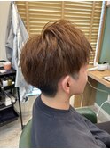 ブリーチ無しメンズショート