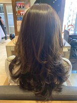 ヘアリゾート粋 ティガ 池袋店(tiga)&nbsp;艶髪ブラウンアッシュベージュ/レイヤーカット