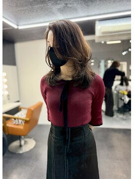 アグ ヘアー ドルチェ 静岡青葉通り店(Agu hair dolce) 出雲式　癖毛でも海外風レイヤーカットに◎