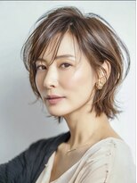 ハーツ(Heart's)&nbsp;大人ショート　白髪ぼかし　脱白髪染め　ハイライト40代50代60代