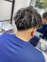 あお へあさろん&nbsp;ツイスパ控えめハイライト