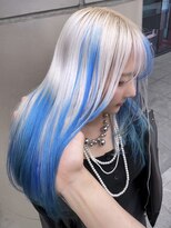 イエナ 渋谷(IENA) ダークブルーペールベージュケアブリーチヘーゼルベージュカラー