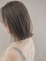 アンドリープ(&LEAP)&nbsp;オリーブグレージュ×外はねボブ