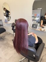 アイスプロドバイブルーム 木更津店(ice prod by bloom)&nbsp;ダークパープル/ナチュラルショート/夏のヘアアレンジ/木更津
