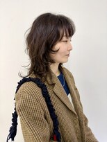 エノウ(enow)&nbsp;ウルフレイヤー×ナチュラルパーマ enow赤坂