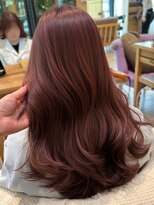 バイオレット ヨコハマ(Violet Yokohama) 暖色秋カラーレッドブラウンレイヤーカットFU-29
