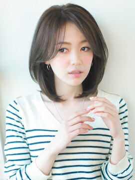 アフロート ディル(AFLOAT D'L) 《AFLOAT裕二朗》大人女性、ミセス世代の前髪長めミディアムヘア