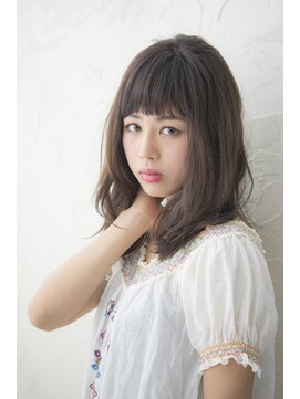 ヘアーミューズ リベロ(hair muse Livero) 【Livero】グレージュ×厚めバング 1