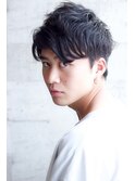 【The C】ソフトツーブロック×アップバング