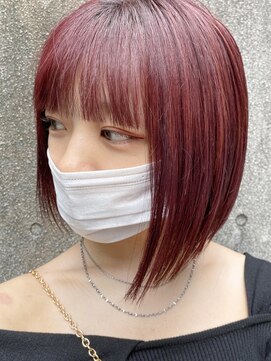 デコラ DECOR ベリーピンク×ミニボブ