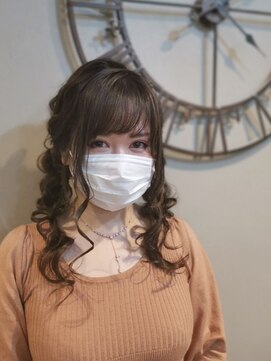 ヘアセットサロン ミント(Hair set salon MINT) リボン編みおろしツイン