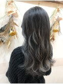 全体ハイライト×濃厚グレージュ