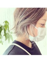 エイチ バイ エムズハウス(H eitch by mshouse)&nbsp;ハイライトバレイヤージュ×ショートボブ