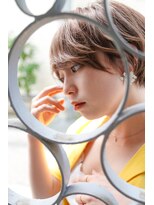 カライングドゥ(ing deux) 大人可愛い20代30代40代黒髪前下がりショートボブ丸みショート◎