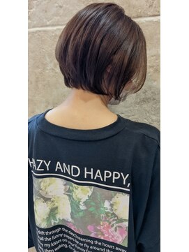 シャンティ 平岸店(Shanti) ショートボブ ☆ゴールドベージュ☆  松本 崇