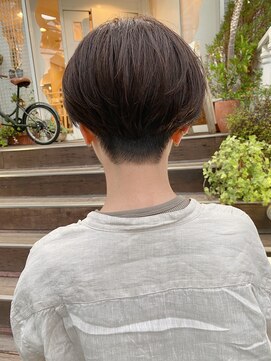 モリオ フロム ロンドン 大宮2号店(morio from London) 【なかじま ひびき】刈り上げマッシュショート