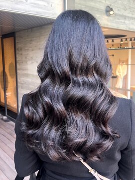 ゲーム 下北沢(GAME) デジタルパーマミルクティーベージュカラー髪質改善韓国ヘア