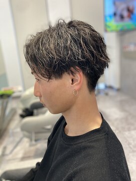イメージア あざみ野店(IMAGE A) センター分け×ゆるツイスト＠30代40代50代60代