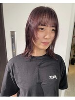 ニコフクオカヘアーメイク(NIKO Fukuoka Hair Make) 《NIKO》ラベンダーたっぷりな人気暖色カラー×顔まわりレイヤー