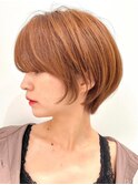 30代40代大人女性/前髪ありショートボブ/ショートヘア/髪質改善