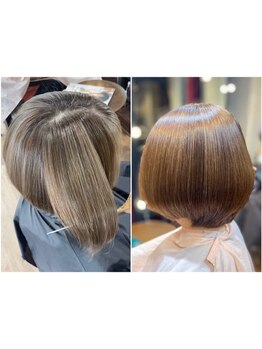 白髪を活かした”脱白髪染め”が大人気!ハイライトがオトナ女性に好評☆伸びてきても気にならない色味に◎