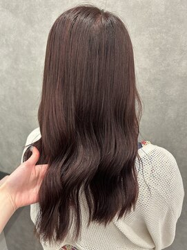 プライズ 成増店(prize) ピンクブラウン ダブルカラー シアーカラー成増地下鉄成増