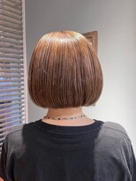 カフカ 亀有(KAfKA)&nbsp;白髪ぼかしハイライト/ベージュ/ボブ