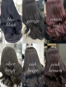 アイシー 表参道(ICY) 人気の透明感カラーまとめ＊ピンクオリーブブルーグレー＊RINA