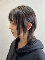 ランソ 新宿(RUNSO) くびれヘア×アプリコットオレンジ×夏×ハイライトカラー
