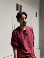 メリケンバーバーショップ フクオカ(MERICAN BARBERSHOP FUK)&nbsp;かきあげナチュラルフェードビジネス
