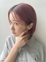 ディッセンバー 渋谷(December)&nbsp;暖色カラー/ボルドーカラー/切りっぱなしボブ