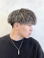 ルースト 西院店(ROOST)&nbsp;ツイストパーマ/ホワイトメッシュ/マッシュ