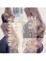 エヌプラスリタ 近鉄八尾(N+lita)&nbsp;イメチェン/ワイドバング/ホワイトブロンド/外ハネボブ