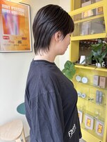 ヒントステーション(HINTSTATION)&nbsp;〈浅草 半個室〉ショートウルフ/ブラウングレー