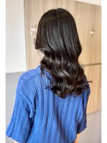 ブッシュ ユメリア徳重店(BUSH)&nbsp;【コテ巻き風パーマ】大きめカールのパーマ