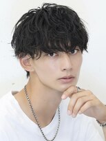 アーリー(Ali'i) 波巻きツイストスパイラルパーマ刈り上げマッシュメンズ