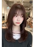 20代30代くびれレイヤー顔周りカットハッシュカットレイヤー